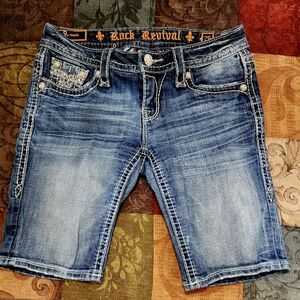 Rock Revival Bermuda Shorts